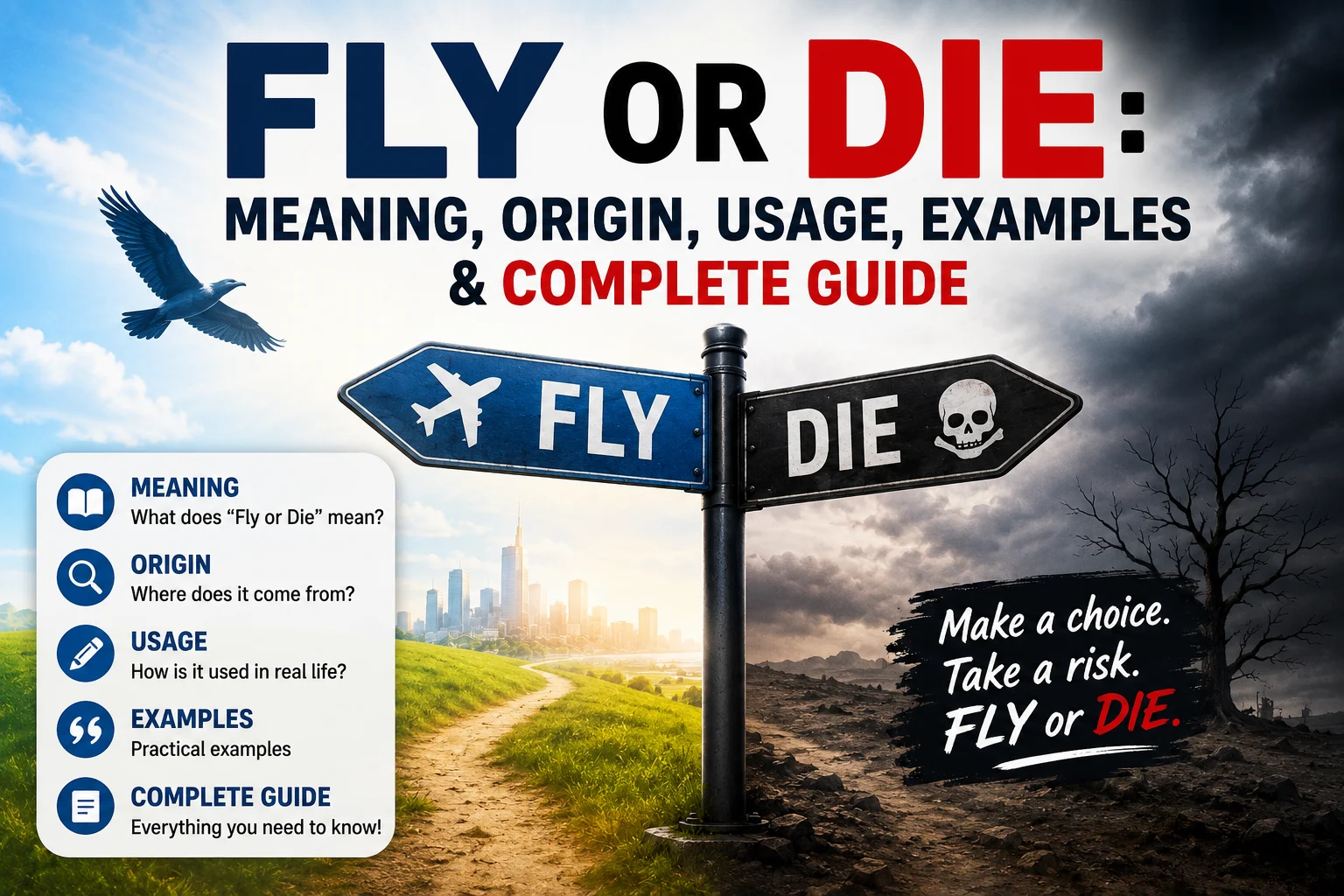 Fly or Die: Meaning, Origin, Usage, Examples & Complete Guide