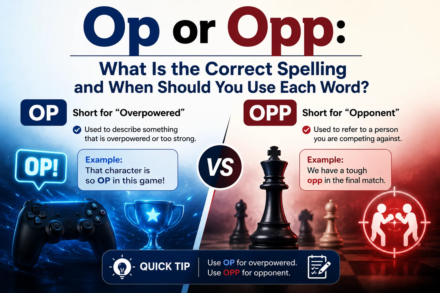 Op or Opp: What Is the Correct Spelling and When Should You Use Each Word?