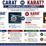 Carat or Karat: Which Spelling Is Correct?