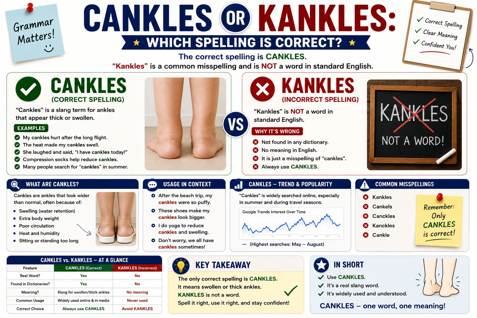 Cankles or Kankles: Which Spelling Is Correct?