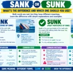 Sank or Sunk: What's the Difference and Which One Should You Use?
