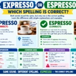 Expresso or Espresso: Which Spelling Is Correct? The Complete Guide