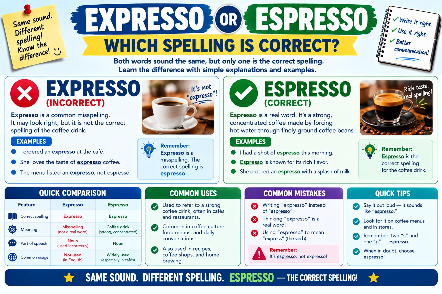 Expresso or Espresso: Which Spelling Is Correct? The Complete Guide